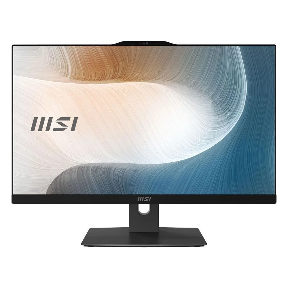 Моноблок MSI Modern AM242P 1MA-2454XRU 23.8" Full HD Core 5 120U 8Gb SSD500Gb Graphics без ОС GbitEth WiFi BT клавиатура мышь Cam черный 1920x1080