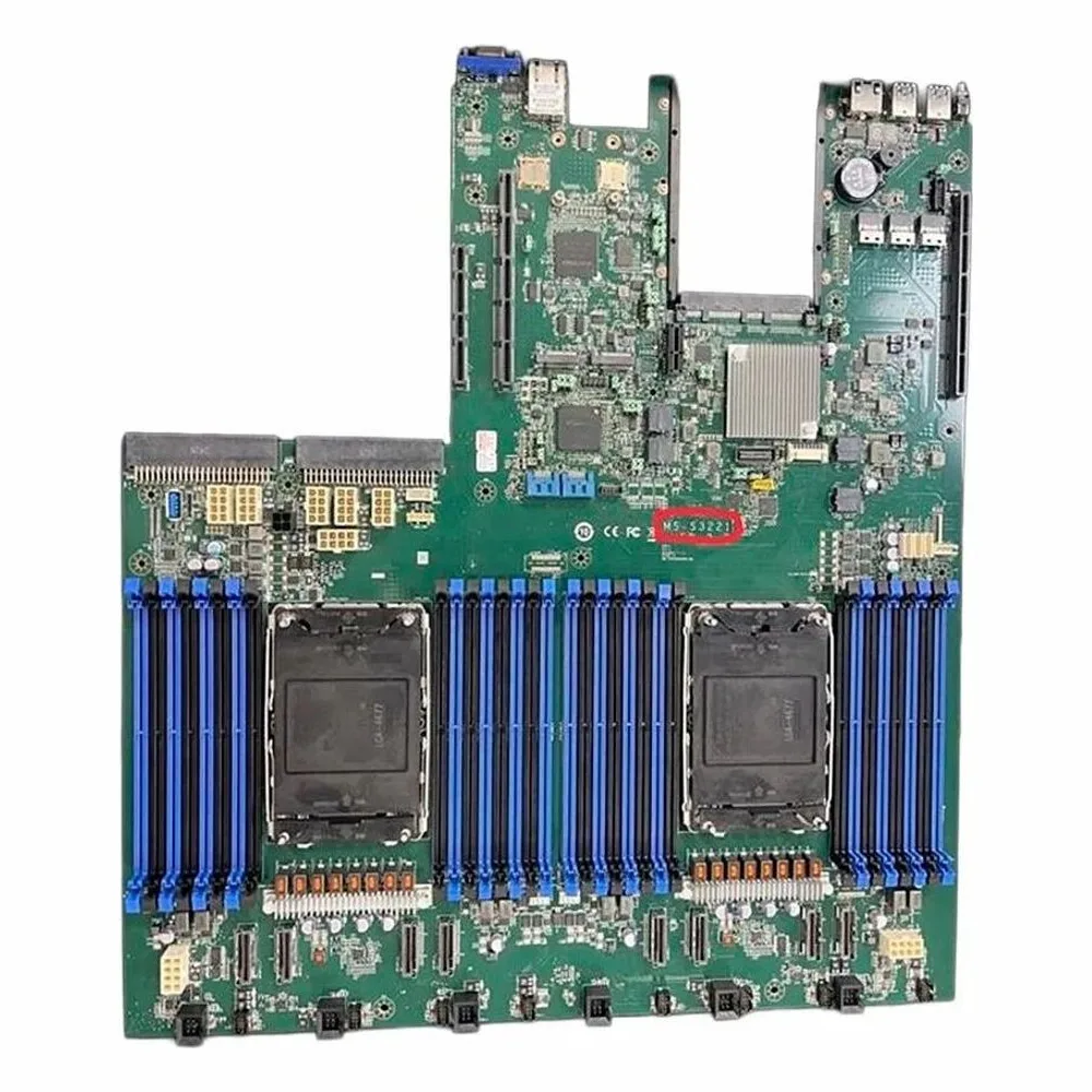 Материнская плата MSI MS-S3221, LGA4677, Intel C741, 32xDDR5 DIMM, 14xSATA 6Gb/s, 2xM.2 PCIe 5.0, 1xPCIe 5.0 x16, 1xVGA, 2x10GbE LAN, 4xUSB 3.2 Gen1