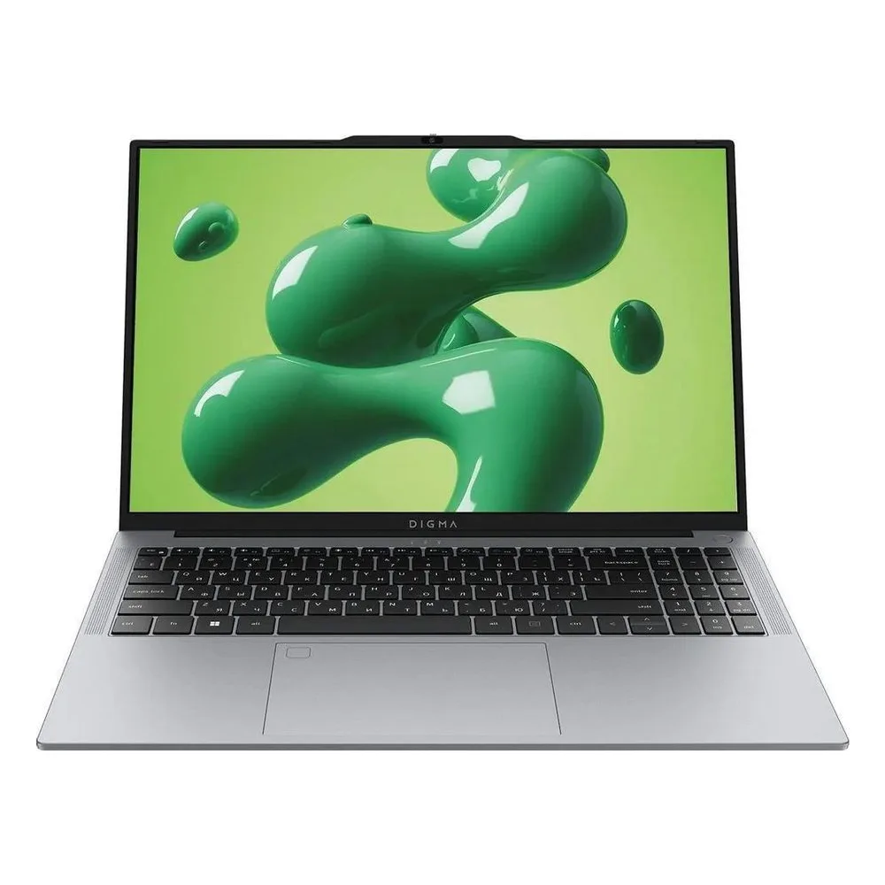 Ноутбук Digma Chronos Core 5 210H 16Gb SSD512Gb Intel Graphics 16" IPS WUXGA (1920x1200) Windows 11 Pro silver WiFi BT Cam 6500mAh (DN16P5-ADXW02)
