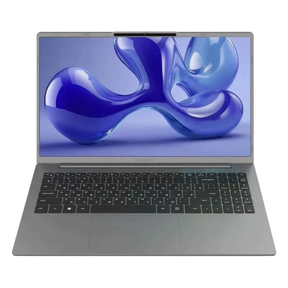 Ноутбук Digma Ascend Core i5 1235U 16Gb SSD512Gb Intel UHD Graphics 15.6" IPS FHD (1920x1080) Windows 11 Home grey WiFi BT Cam 4500mAh (DN15P5-ADXW07)