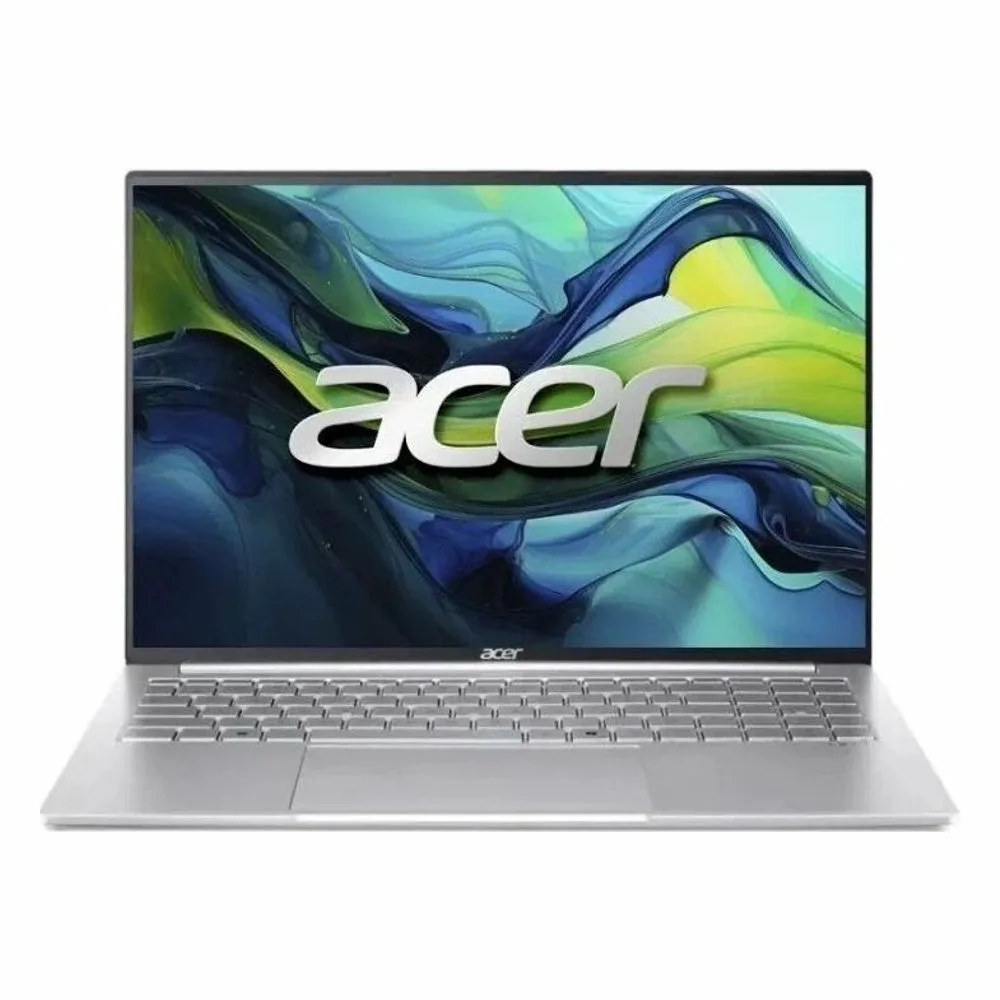 Ноутбук Acer Swift Lite 16/16"/IPS/Intel Core Ultra 5 115U/16Gb/512Gb/SSD/Intel Graphics/Без ОС/серебристый/1.19kg