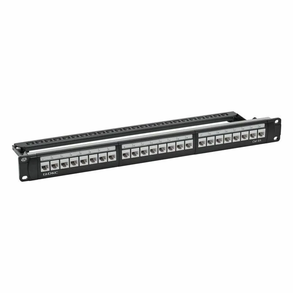 Патч-панель 191UCAT6А 24 модуля RJ45 неэкранированная