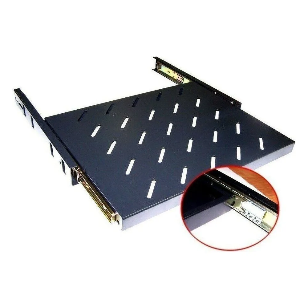 Полка выдвижная Lanmaster TWT-CBB-SM-8/20 нагр.:20кг. 19" 800мм черный (упак.:1шт)