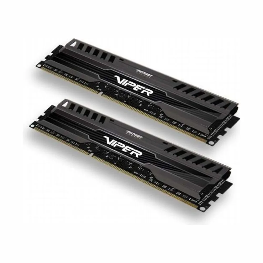 Оперативная память Patriot Viper 3, DDR3, 16GB (2x8 GB), 1600 MHz, CL9, DIMM, радиатор, черный