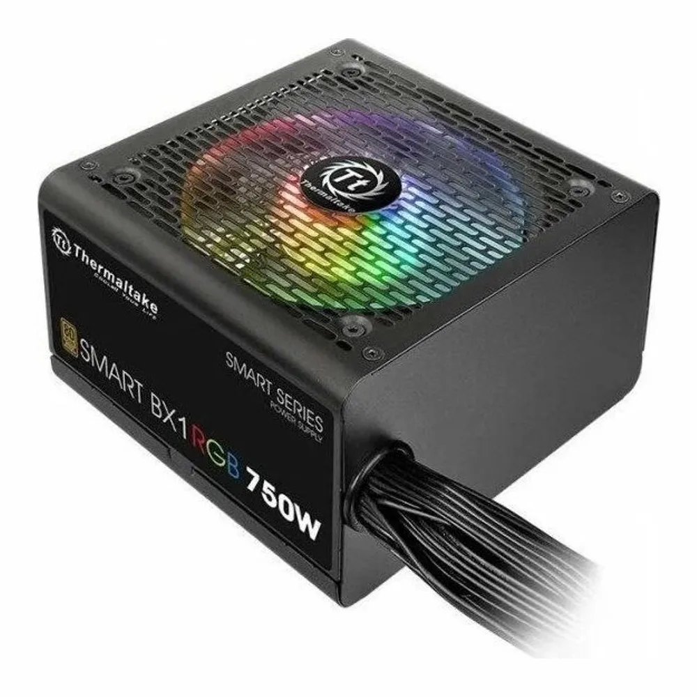 Блок питания Thermaltake Smart PS-SPR-0750NHSABE-1, 750Вт, 80 PLUS Bronze, 120мм, черный
