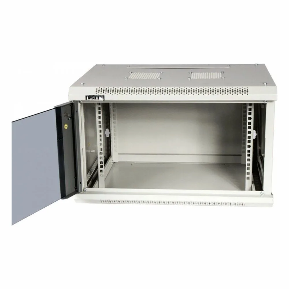 Шкаф настенный серии Pro, 9U 600x450, стеклянная дверь