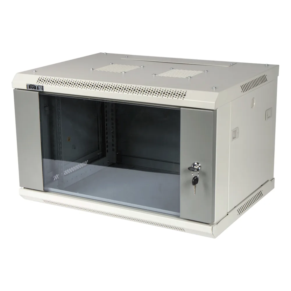 Шкаф настенный серии Pro, 9U 600x800, стеклянная дверь