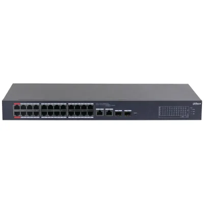 Коммутатор Dahua DH-CS4226-24ET-240, 2×1 Гбит/с + 2×1 Гбит/с Combo, управляемый