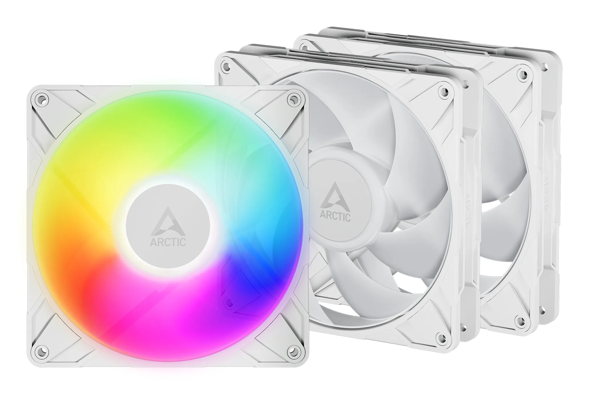 Вентилятор корпусной ARCTIC P14 Pro A-RGb (белый) - 3Pack - retail (ACFAN00321A)