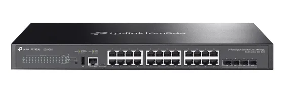 Коммутатор TP-Link Omada SG5428X, 24×1 Гбит/с + 4×10 Гбит/с SFP+, управляемый