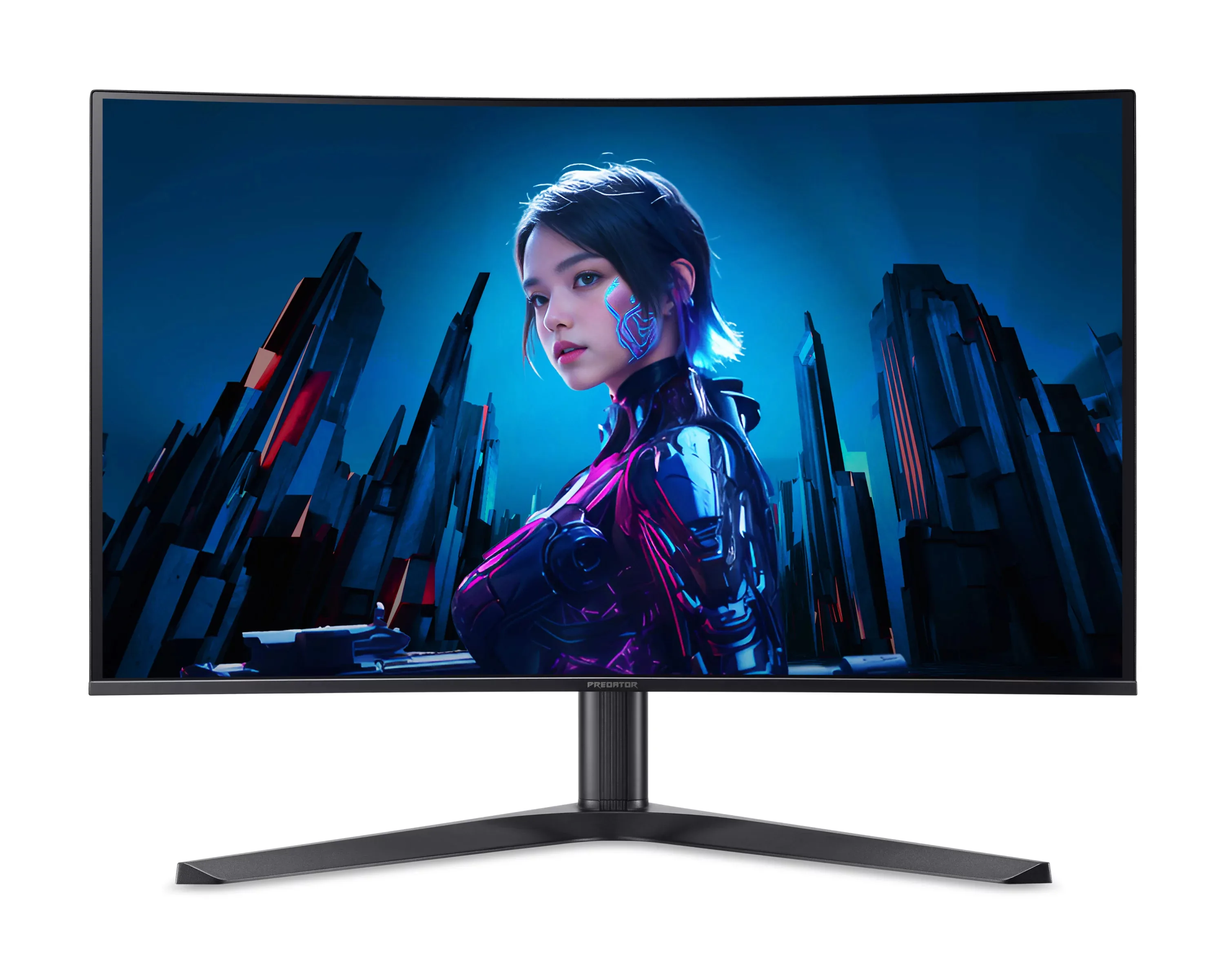 Монитор 31.5" Acer Predator X32Xbmiipphuzx QD-OLED 3840x2160, 240 Гц, 0.03 мс, 16:9, 1000 кд/м², 2xHDMI, DisplayPort, USB Type-C, изогнутый экран, Flicker Free, Low Blue Light, черный