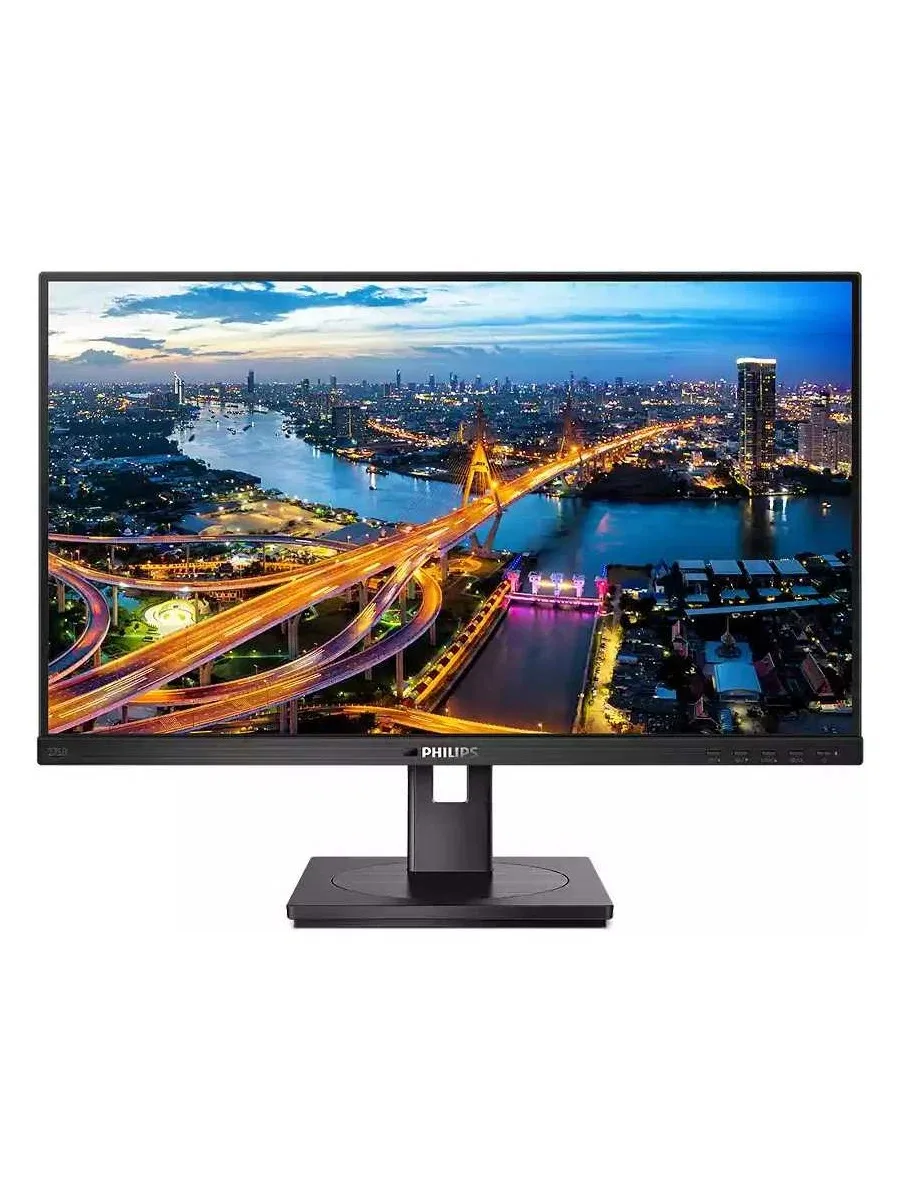 Монитор 27" Philips 275B1 IPS 2560x1440, 75 Гц, 4 мс, 16:9, 350 кд/м², HDMI, DisplayPort, DVI-D, Flicker Free, Low Blue Light, черный