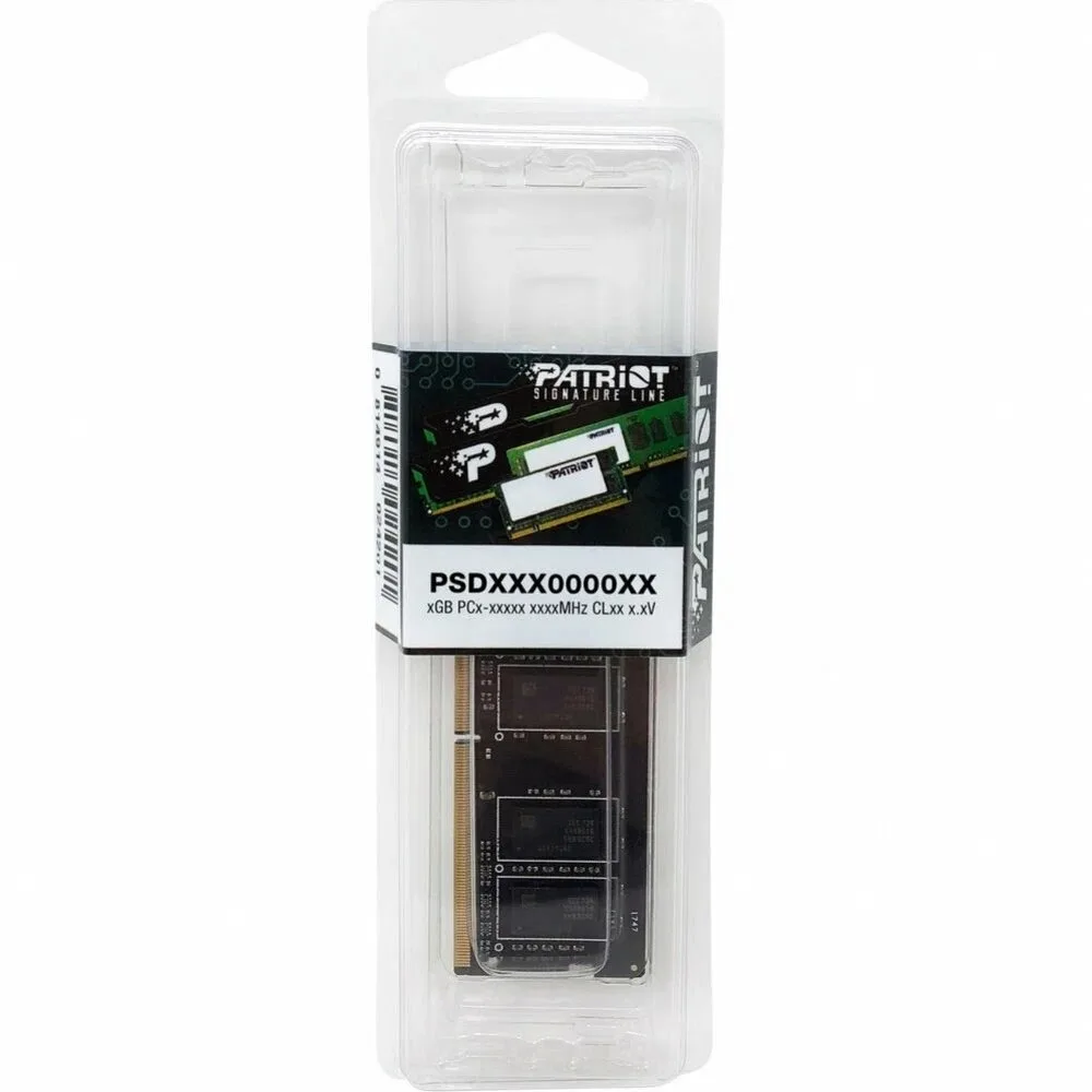Оперативная память Patriot Signature, DDR4, 16GB (1x16 GB), 3200 MHz, CL22, SO-DIMM