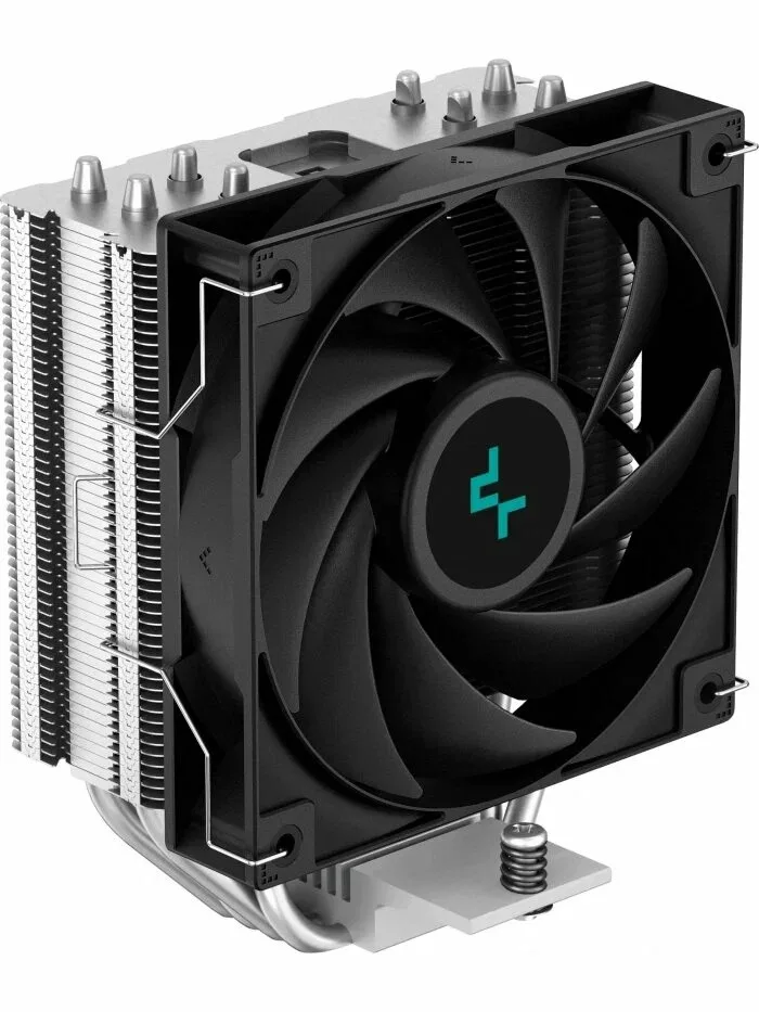 Кулер для процессора DEEPCOOL AG400 черный, 120 мм, алюминий/медь, 2000 об/мин, 31.6 дБ, 4 pin, 220 Вт, 150 мм