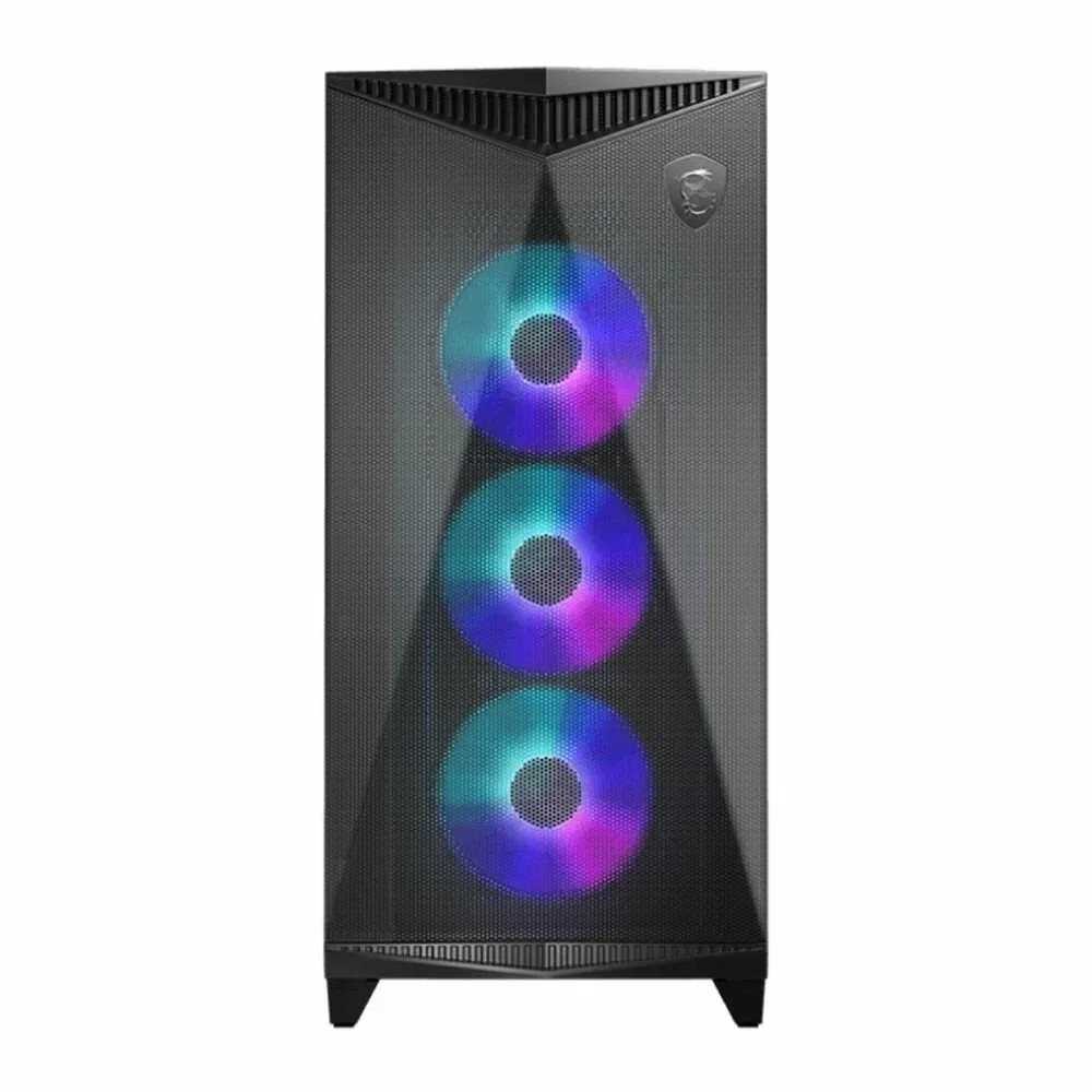 Компьютерный корпус MSI MPG GUNGNIR 300R AIRFLOW Midi Tower, EATX, 2xUSB 3.2 Gen 1, 1xUSB 3.2 Gen2 Type-C,4x120мм PWM ARGb Fan, ARGb+PWM Control Board, Tempered Glass Window
