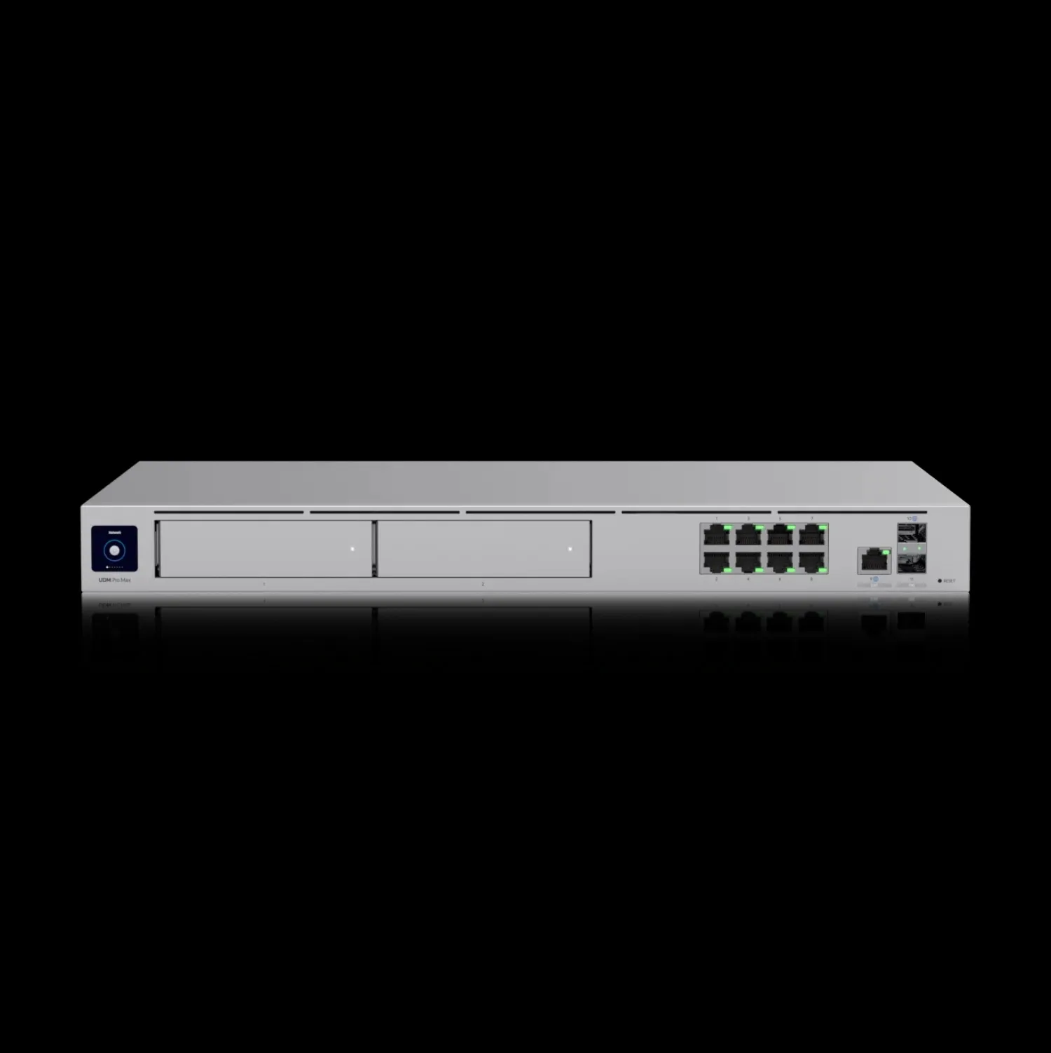 Маршрутизатор Ubiquiti UniFi Dream Machine Pro Max UDM-Pro-Max, 8×1 Гбит/с + 1×2.5 Гбит/с + 2×10 Гбит/с SFP+, управляемый