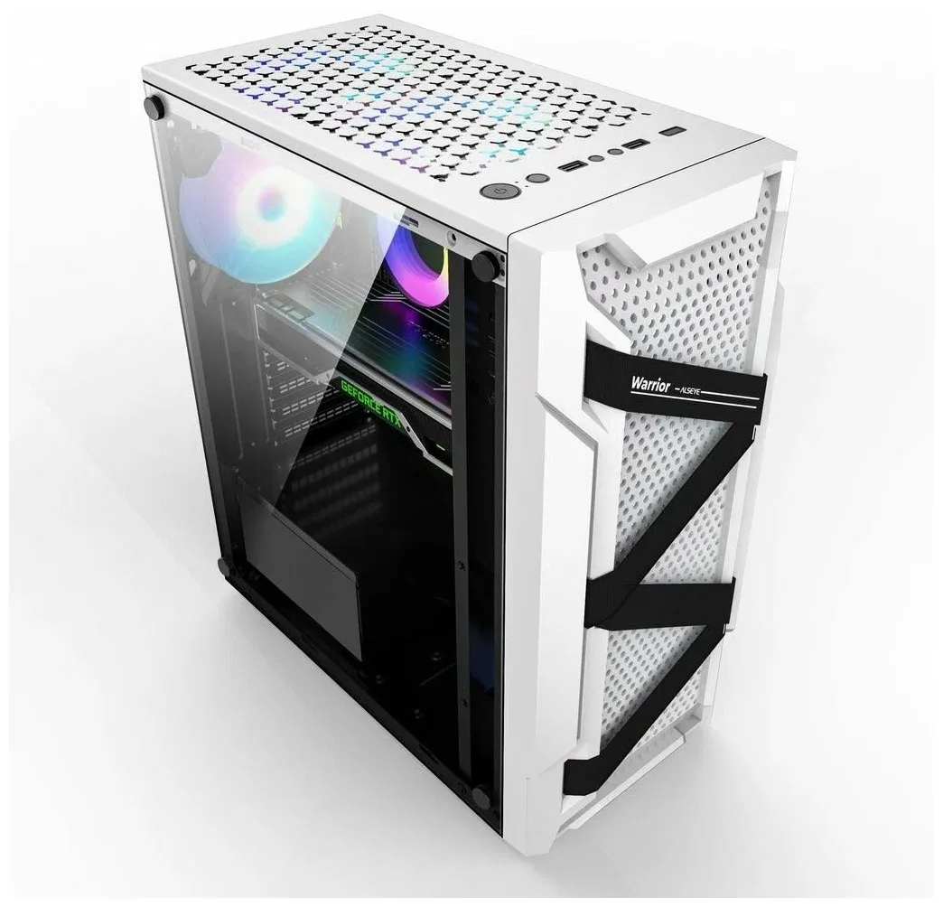 Компьютерный корпус ALSEYE Warrior-W Mini-ITX/Micro ATX/ATX, USB 2.0*2+HD Audio+USB 3.0*1, "H.D.D.(3.5")*2pcs+S.S.D(2.5")*2pcs, 354*185*413мм"
