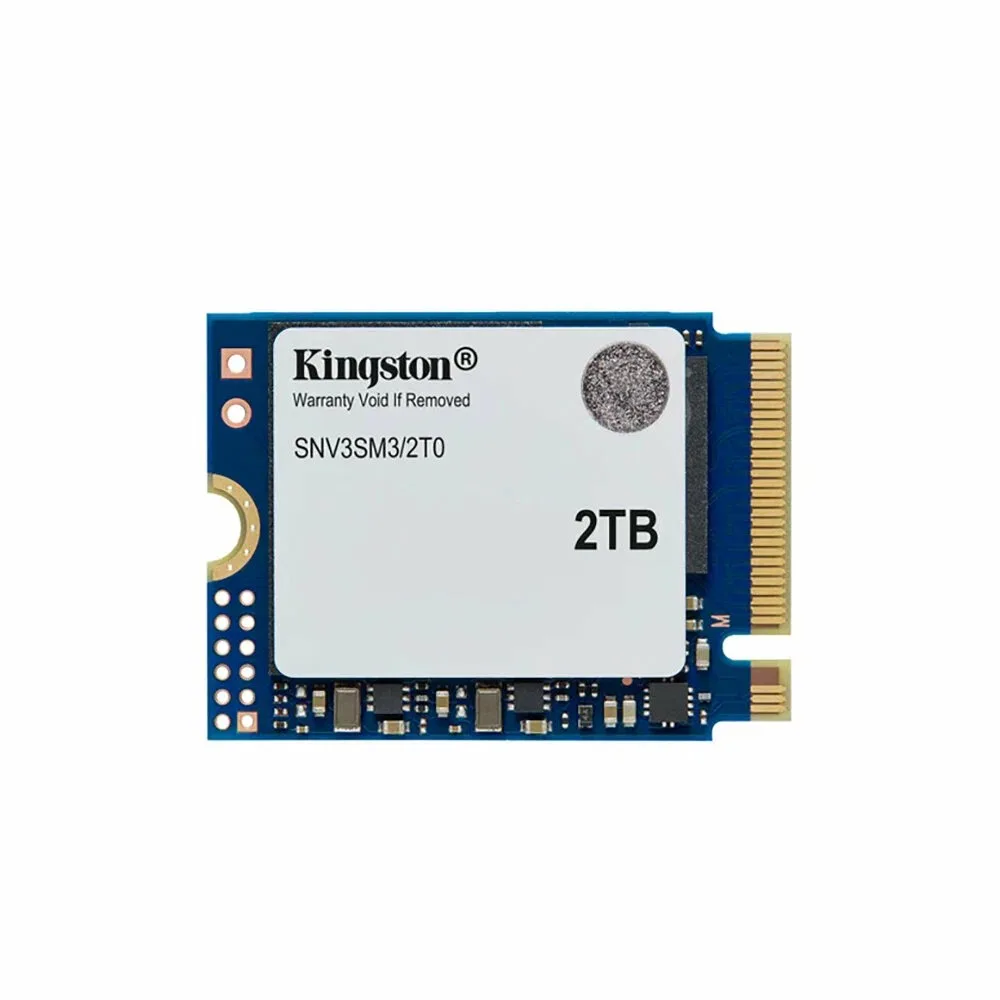 Накопитель SSD Kingston NV3, 2000Gb, M.2(22x30мм), NVMe, PCIe 4.0 x4, 3D TLC, R/W 6000/5000Mb/s, TbW 640, DWPD 0.2