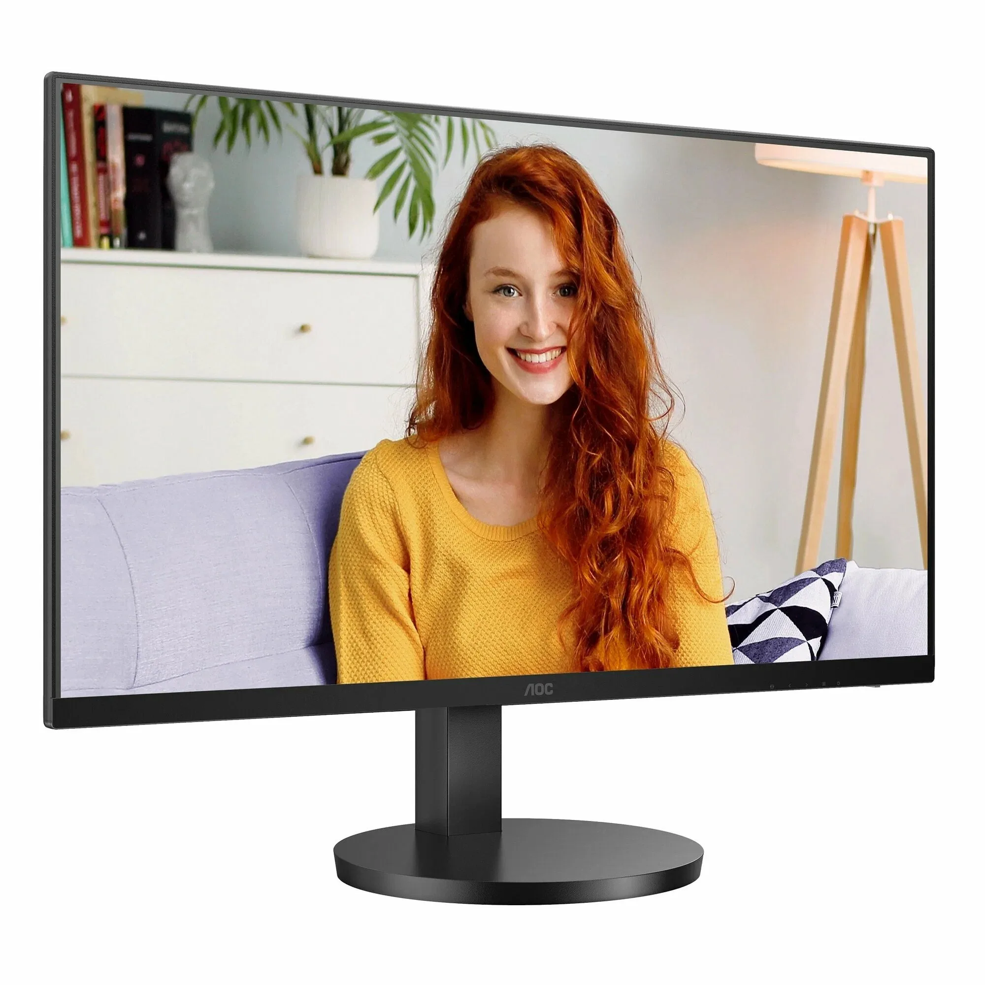 Монитор 27" AOC U27B3CF IPS 3840x2160, 60 Гц, 4 мс, 16:9, 350 кд/м², HDMI 2.0, USB-C, 3.5 Jack, USB Hub (2x USB 3.0), Adaptive-Sync, HDR10, динамики (2x2 Вт), черный