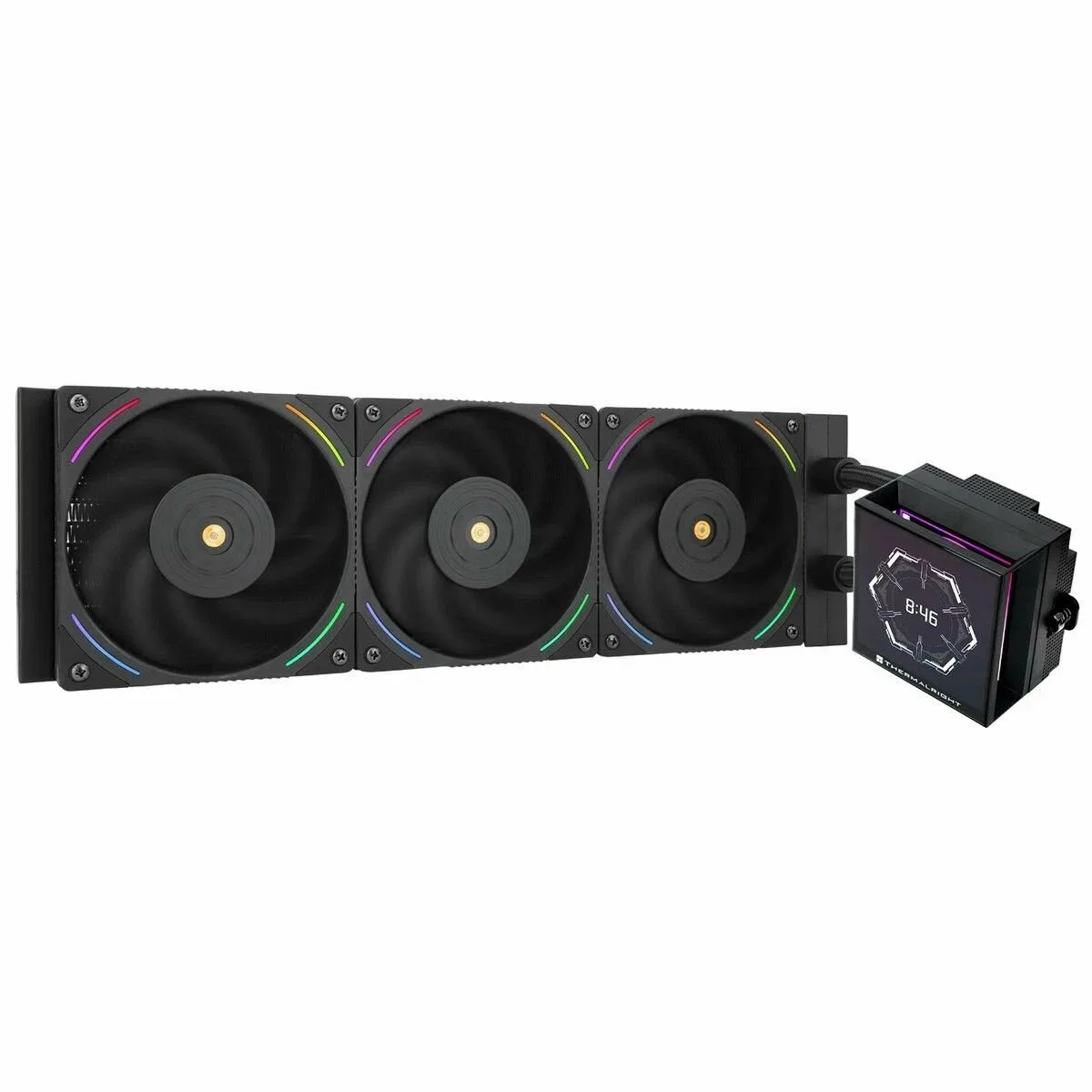 Жидкостная система охлаждения Thermalright Hyper Vision 360 Argb черный/ Display/ all Intel/AMD