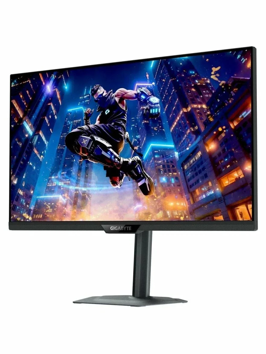 Монитор 27" Gigabyte M27UP EK IPS 3840x2160, 160 Гц, 1 мс, 16:9, 350 кд/м², 2xHDMI 2.1, DP 1.4, USB-C, USB Hub (4x USB 3.2), 3.5 Jack, динамики (2x5 Вт), DisplayHDR 400, FreeSync Premium, G-Sync Compatible, VESA 100x100, черный
