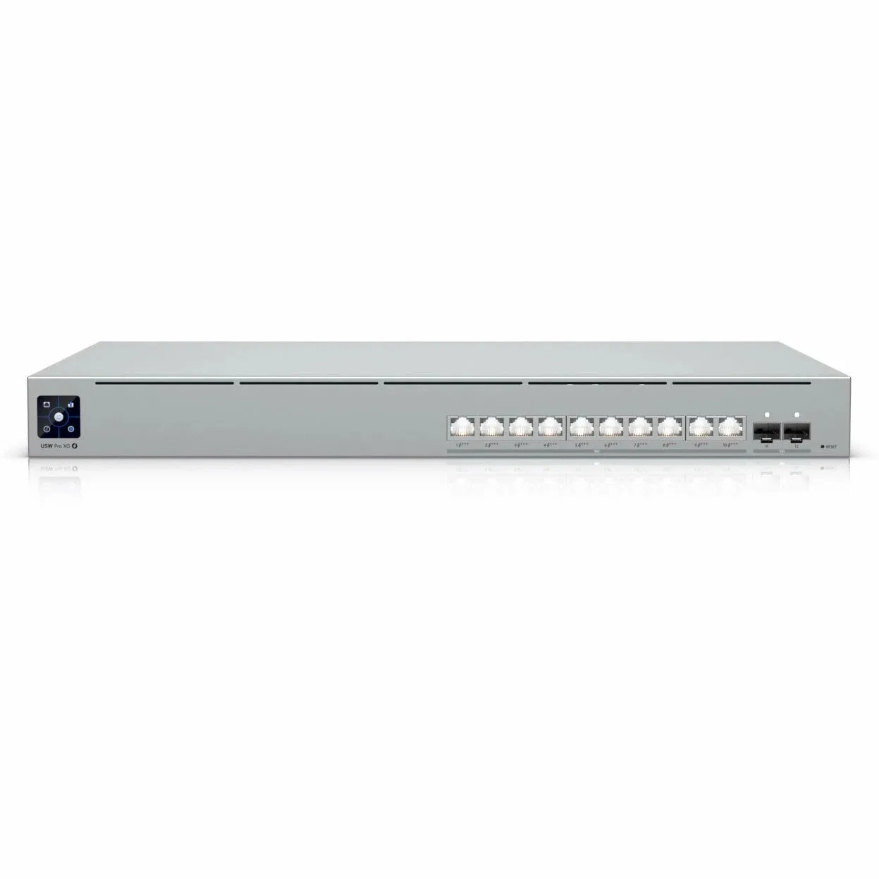Коммутатор Ubiquiti UniFi Switch Pro XG 10 PoE, 10×10 Гбит/с PoE++ + 2×10 Гбит/с SFP+, управляемый