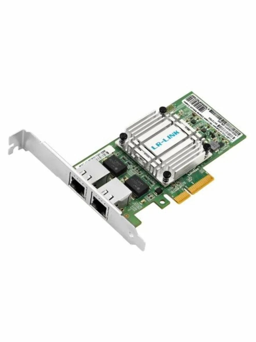 Сетевой адаптер LR-LINK LRES1060PT-2RJ45 100G Intel E610 RJ45x2 PCIEx4