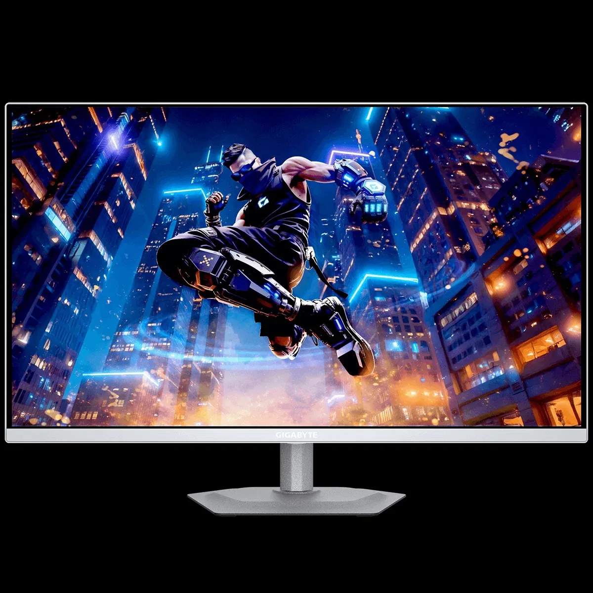 Монитор 26.5" Gigabyte MO27Q2A EK ICE (QD-OLED, 2560x1440, , 0,03 ms, 178°/178°, 250 cd/m, 1,5 млн: 1, 3xUSB3.0, USB Type-C, 280Hz, 2xHDMI 2.1, DP 1.4, Pivot)