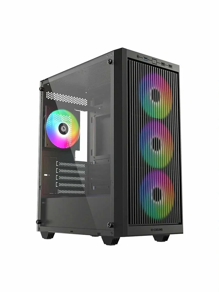 Корпус ID-Cooling Корпус Case ID-Cooling WARE 300 Black mATX/ win TG/ no fan/ Type C/ CPU 160mm/ GPU 320mm/ no PSU