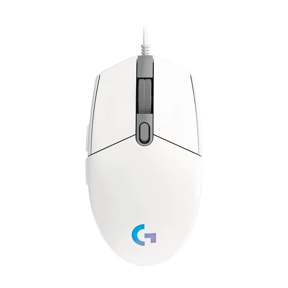 Мышь Logitech G102 Lightsync, белая