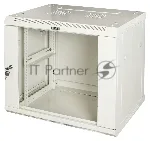 Шкаф настенный серии Pro, 6U 600x600, стеклянная дверь