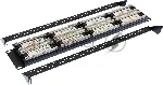 Патч-панель 19', 48хRJ-45, UTP, Cat.5e, 2U