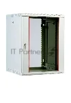 Шкаф телекоммуникационный настенный разборный 12U (600х650), съемные стенки, дверь стекло