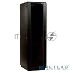 Шкаф телекоммуникационный напольный ЦМО ШТК-М, IP20, 42U, 2030х800х1000 мм (ВхШхГ), дверь: тонированное стекло, черный