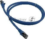 Кабель Патч-корд Lanmaster FTP LAN-PC45/S6A-5.0-BL вилка RJ-45-вилка RJ-45 кат.6А 5м синий LSZH (уп.:1шт)