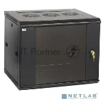 Шкаф LINEA W 12U 600x600 мм дверь стекло, RAL9005 ITK