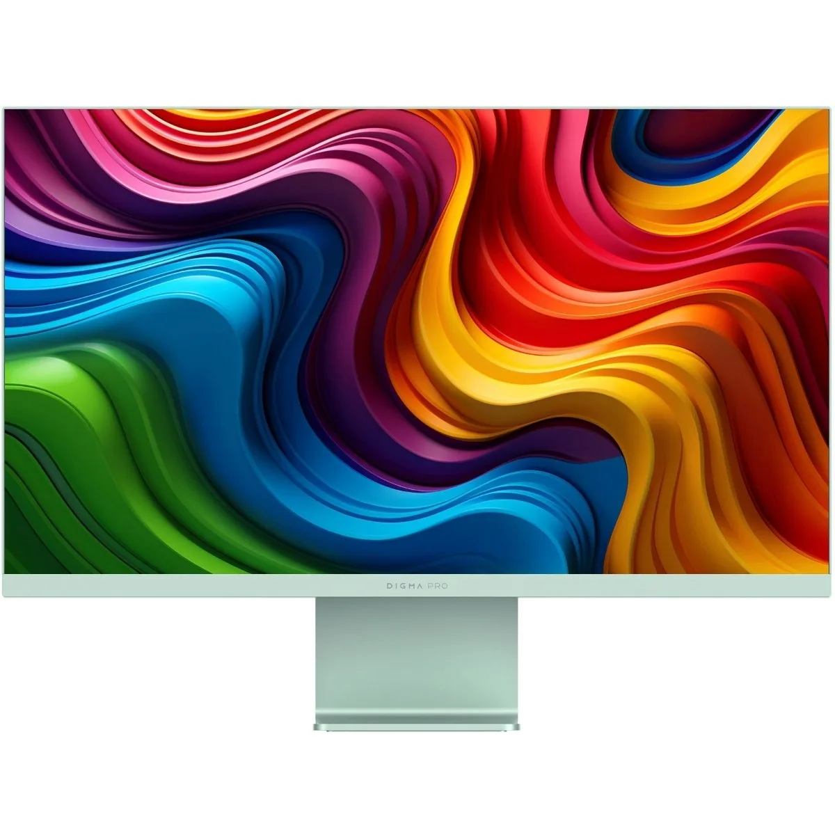 Монитор 27" DIGMA PRO Art L IPS 2560x1440, 165 Гц, 5 мс, 16:9, 300 кд/м², HDMI, DisplayPort, USB Type-C, FreeSync, HDR, Flicker Free, Low Blue Light, зеленый