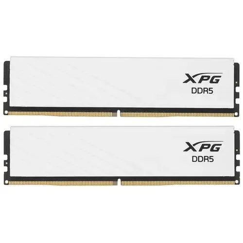 Оперативная память XPG Lancer Blade, DDR5, 32GB (2x16GB), 6400MHz, CL32, DIMM, с радиаторами, белый