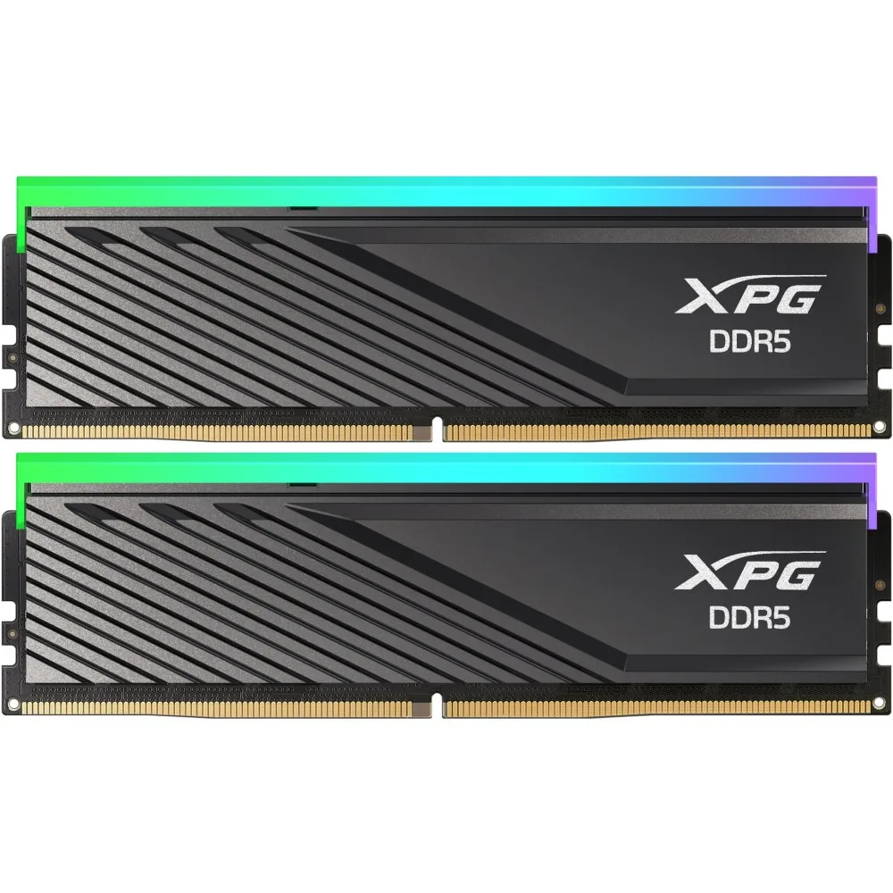 Оперативная память XPG Lancer Blade, DDR5, 32GB (2x16GB), 6400MHz, CL32, DIMM, с радиаторами, RGB, черный