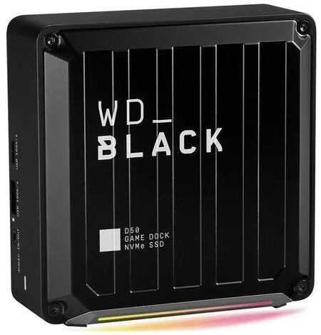 Накопитель SSD WD Thdb3 1Tb WDBA3U0010BBK-EESN D50 Game Dock 1.8" черный USB 3.1 type C
