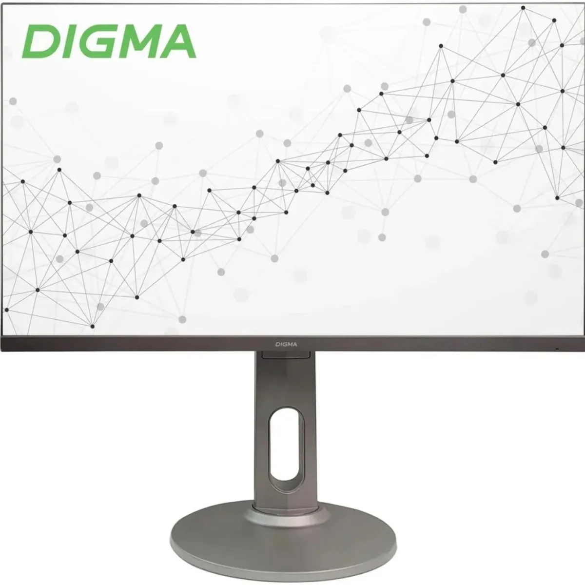 Монитор 27" Digma Progress 27P705Q IPS 2560x1440, 75 Гц, 5 мс, 16:9, 300 кд/м², 2xHDMI, DisplayPort, FreeSync, Flicker Free, Low Blue Light, черный/серебристый