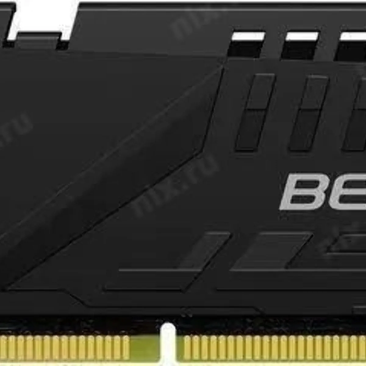 Оперативная память Kingston Fury Beast, DDR5, 16Gb (1x16Gb), 6400MHz, CL32, DIMM, с радиатором, черный