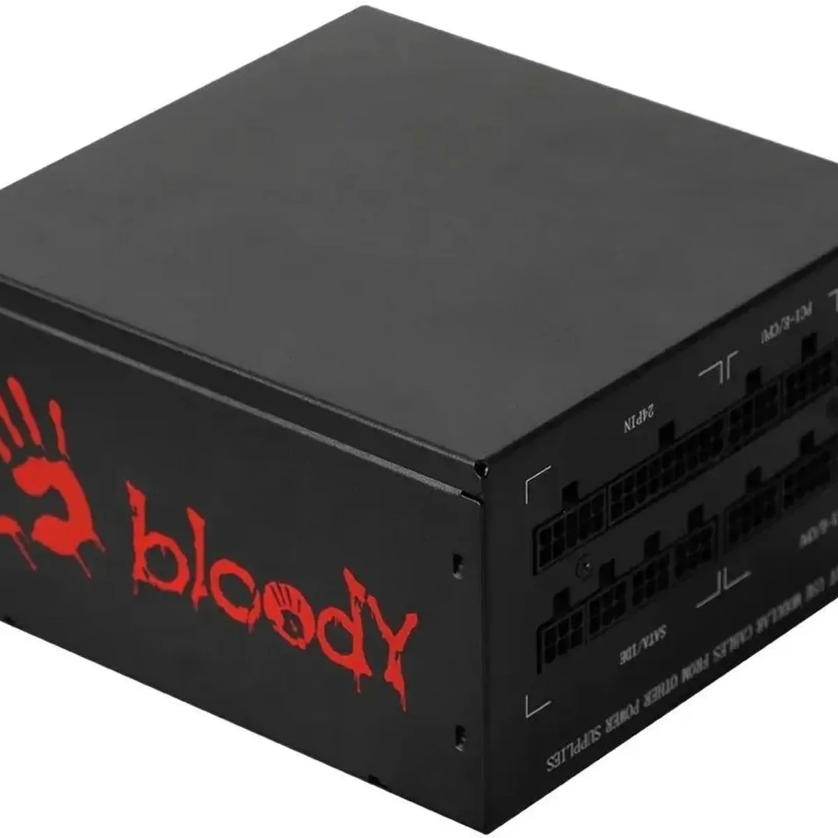 Блок питания Bloody BD-PS1250P, 1250 Вт, 80 PLUS Platinum, 140мм, модульный, черный