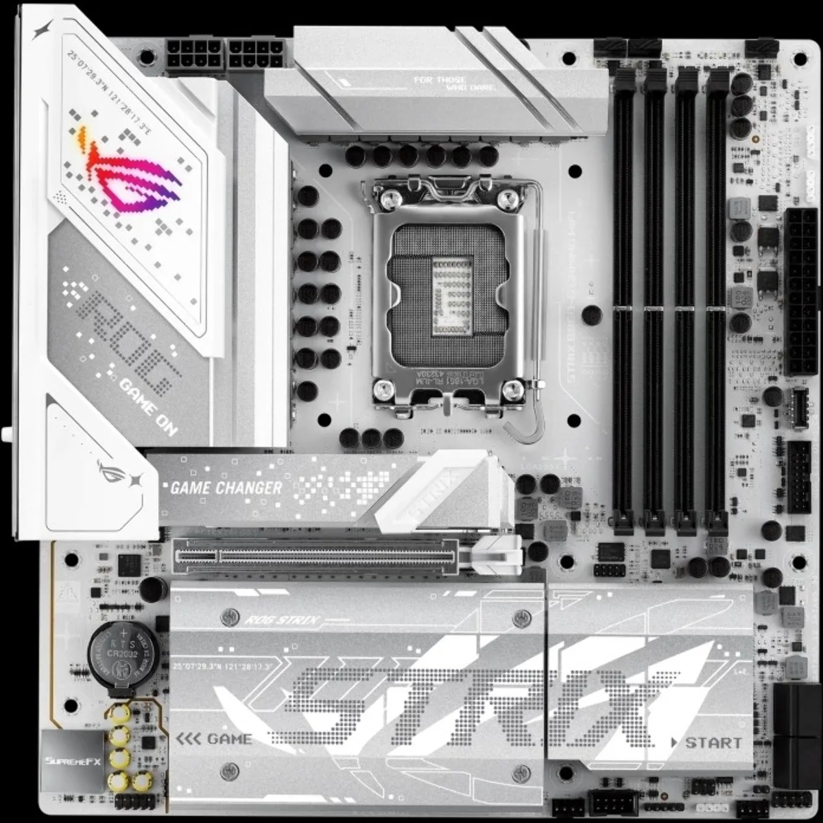 Материнская плата ASUS ROG STRIX B860-G GAMING WIFI, LGA1851, Intel B860, 4xDDR5, 4xSATA, 4xM.2, 1xPCIe 5.0 x16, DisplayPort, HDMI, USB Type-C, 1x2.5Gb LAN, Thunderbolt, 2x3.5 мм, 7.1, microATX