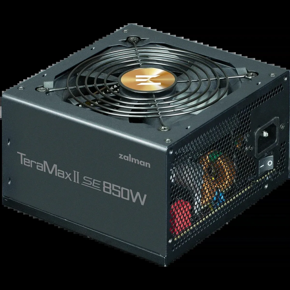 Блок питания Zalman TeraMax II View 850W, 850Вт, 80+ Gold, 120мм, модульный, черный
