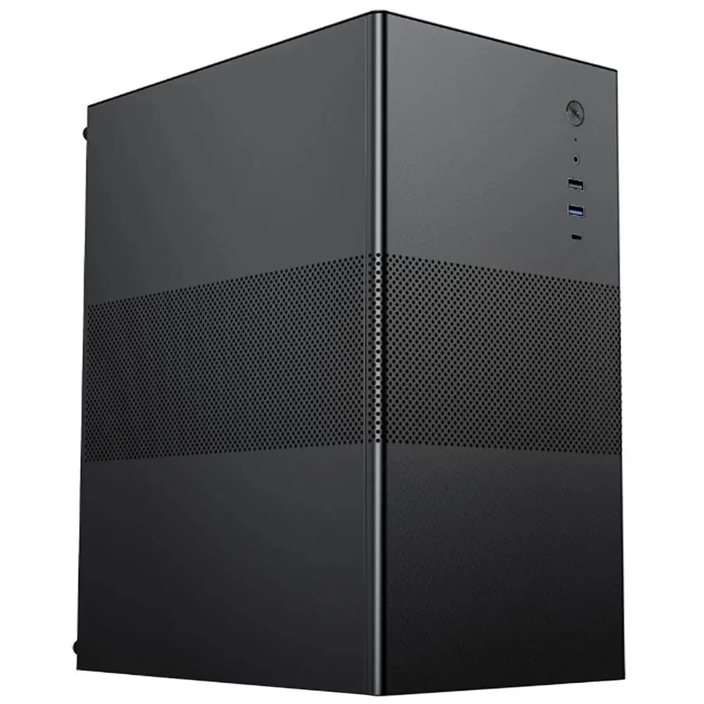 Компьютерный корпусй ACD Coffer 109B mATX, Type-C + USB 3.0 + USB ports + HD audio combo, Mesh, черный.