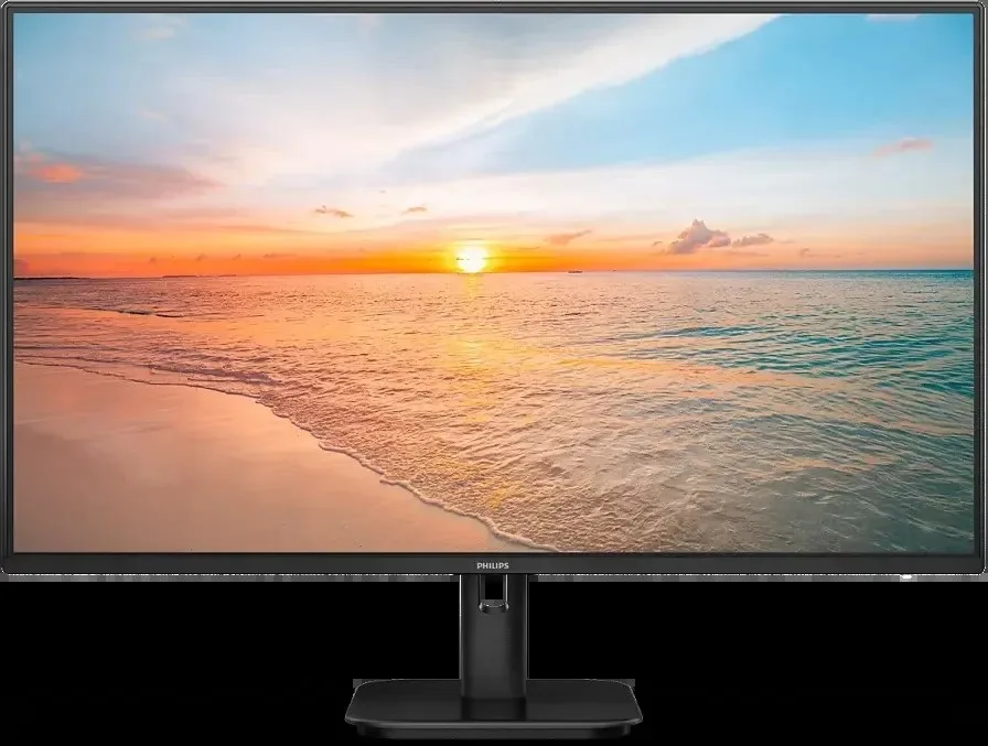 Монитор 27" Philips 27E1N2100D IPS 1920x1080, 100 Гц, 4 мс, 16:9, 300 кд/м², VGA, DVI, HDMI 1.4, 3.5 Jack, Adaptive-Sync, VESA 100x100, черный