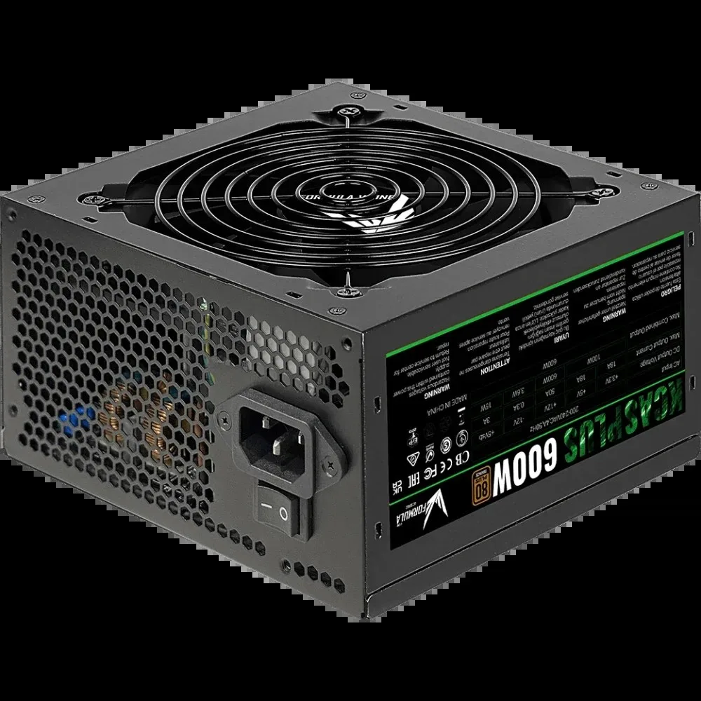 Блок питания Aerocool/Formula KCAS PLUS 600W, 600Вт, 80 PLUS Bronze, 120мм, черный