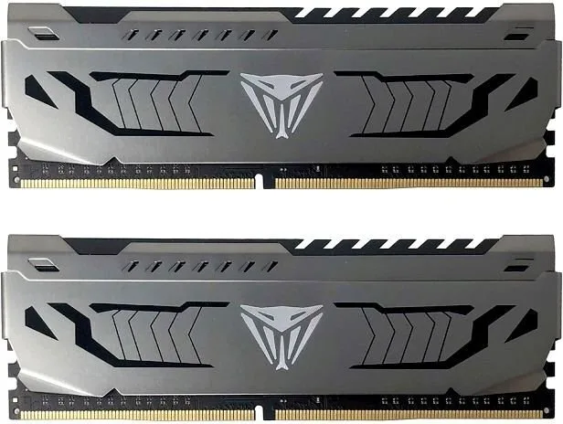 Оперативная память Patriot Viper Steel, DDR4, 8GB, 3200MHz, CL16, DIMM, с радиатором, черный