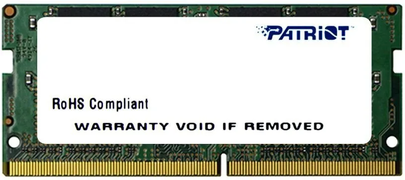 Оперативная память Patriot Signature, DDR4, 16GB (1x16 GB), 2666 MHz, CL19, SO-DIMM